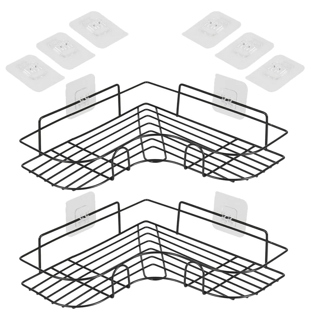 

1 Набор, угловая стойка для хранения, креативная настенная стойка, полка для хранения в ванной комнате