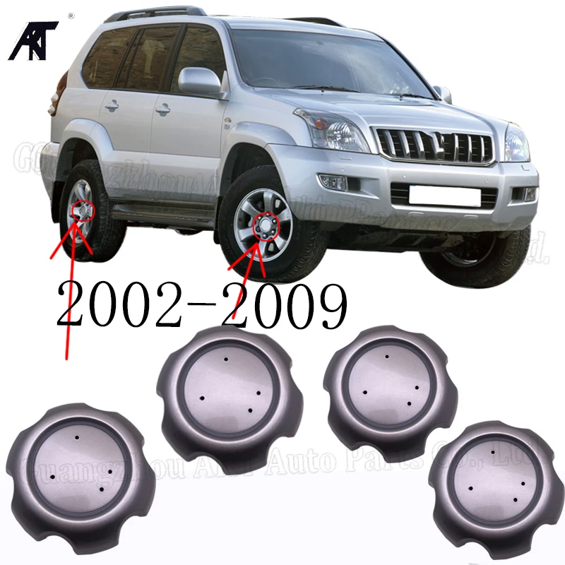 4 шт./лот центральные колпачки обода колеса для Toyota Land Cruiser Prado 120 2002- 2009 колпачок