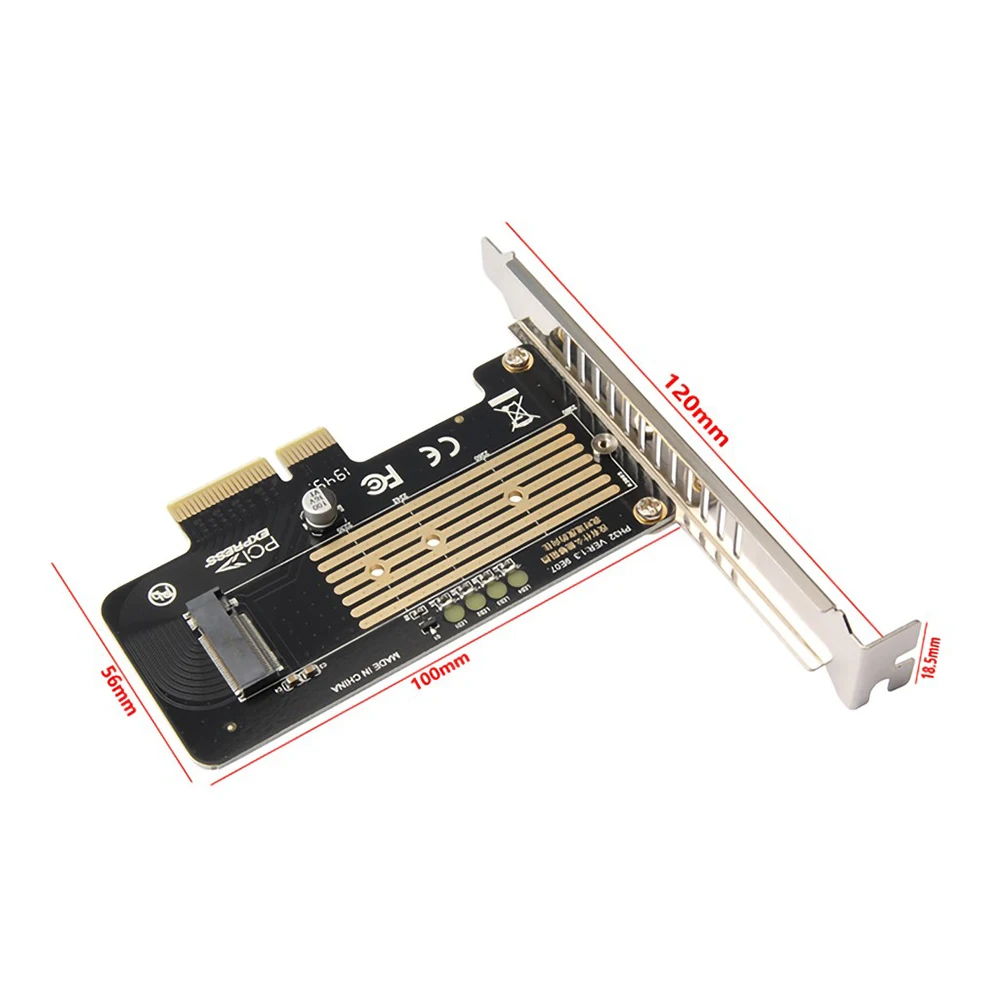 M.2 NVME Adapter Card PCI-E X4 to Expansion SSD for Protocol M-key B&ampM Key Wide Compatibility | Компьютеры и офис