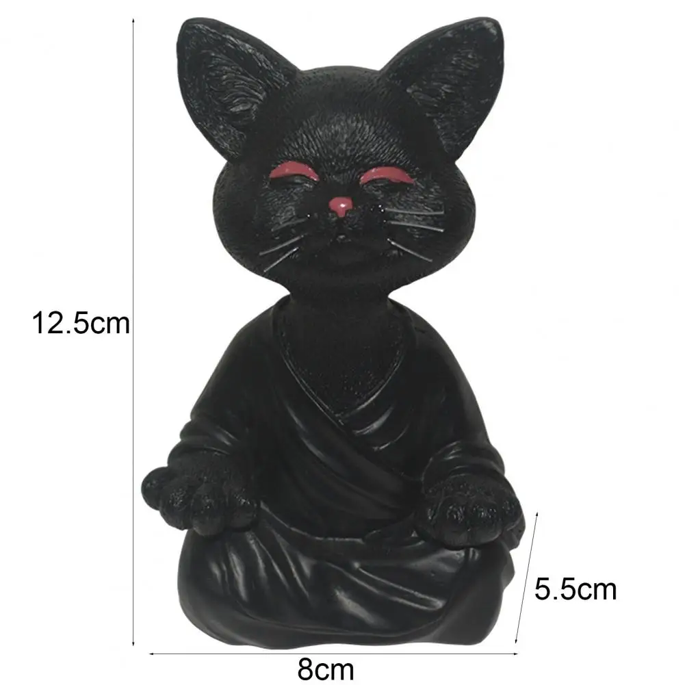 

Whimsical Collectible Cats Figurine Resin Meditation Yoga Garden Statue Resin Crafts Statue Gardening Decoration Accessories