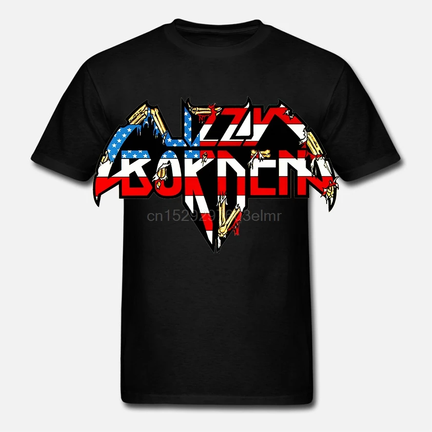 Lizzy Borden Мужская хлопковая футболка с коротким рукавом | одежда