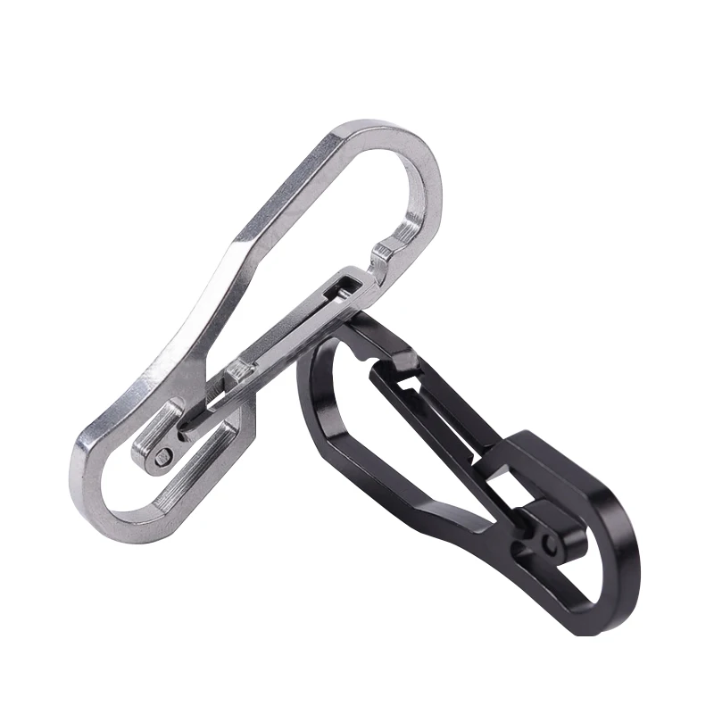 

YOUGLE 5Pcs/lot Stainless Steel Hanging Buckle Quickdraw Quick Release Carabiner Clip Hook Keychain Karabiner For Camping Hiking