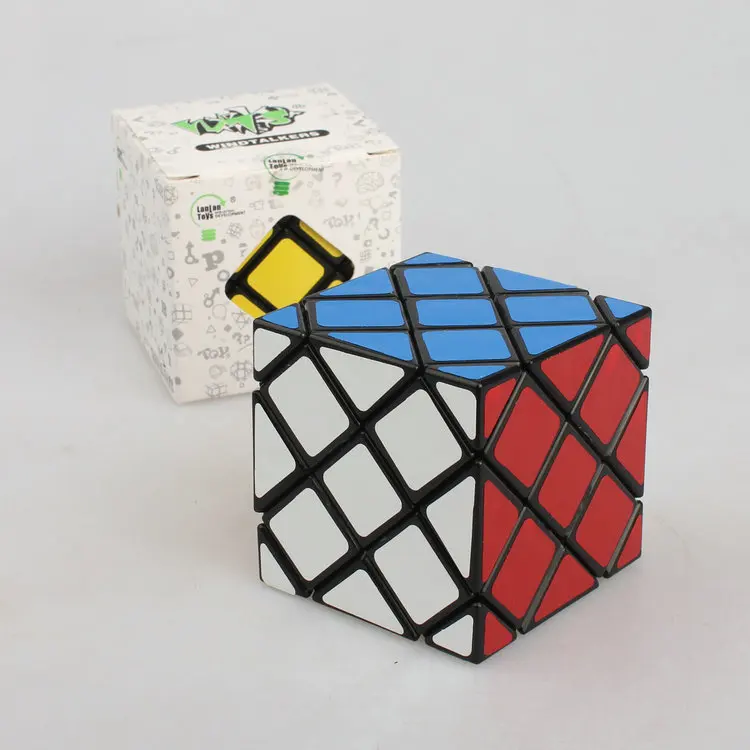 Lanlan-cubo hexaedro de 8 ejes, cubo Maestro de 8 ejes, 6-edro, forma especial, juguete para estudiantes de ni&ntilde;os-1