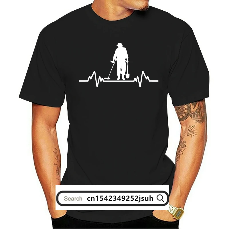 

Metal Detector Heartbeat Detectorist T-Shirt