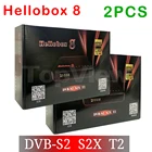 ТВ-приставка H.265 HEVC, ресивер DVB T2 S2 S2X Hellobox 8, Поддержка RJ45 PowerVu Biss, встроенный Wi-Fi