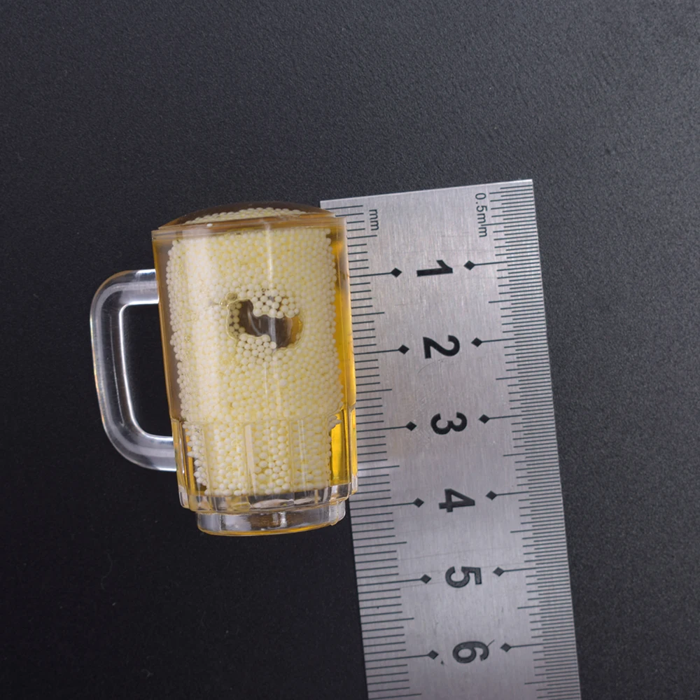 6 шт. 1:6 кукольный домик миниатюра питья пива чашки жидкость для электронных