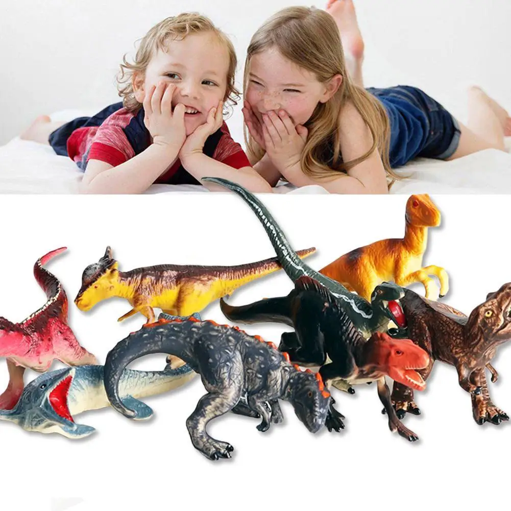 

Kawaii Simulation Dinosaur Model Toy Animal Figures Animals Model Collection Set Model Decoration Dinosaur 8pcs/set Simul
