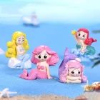 Пикантные микро-садовые свадебные мини-фигурки русалки, цветочные горшки, вазы, горшки для растений, горшок бонсай, полимерные поделки для украшения дома