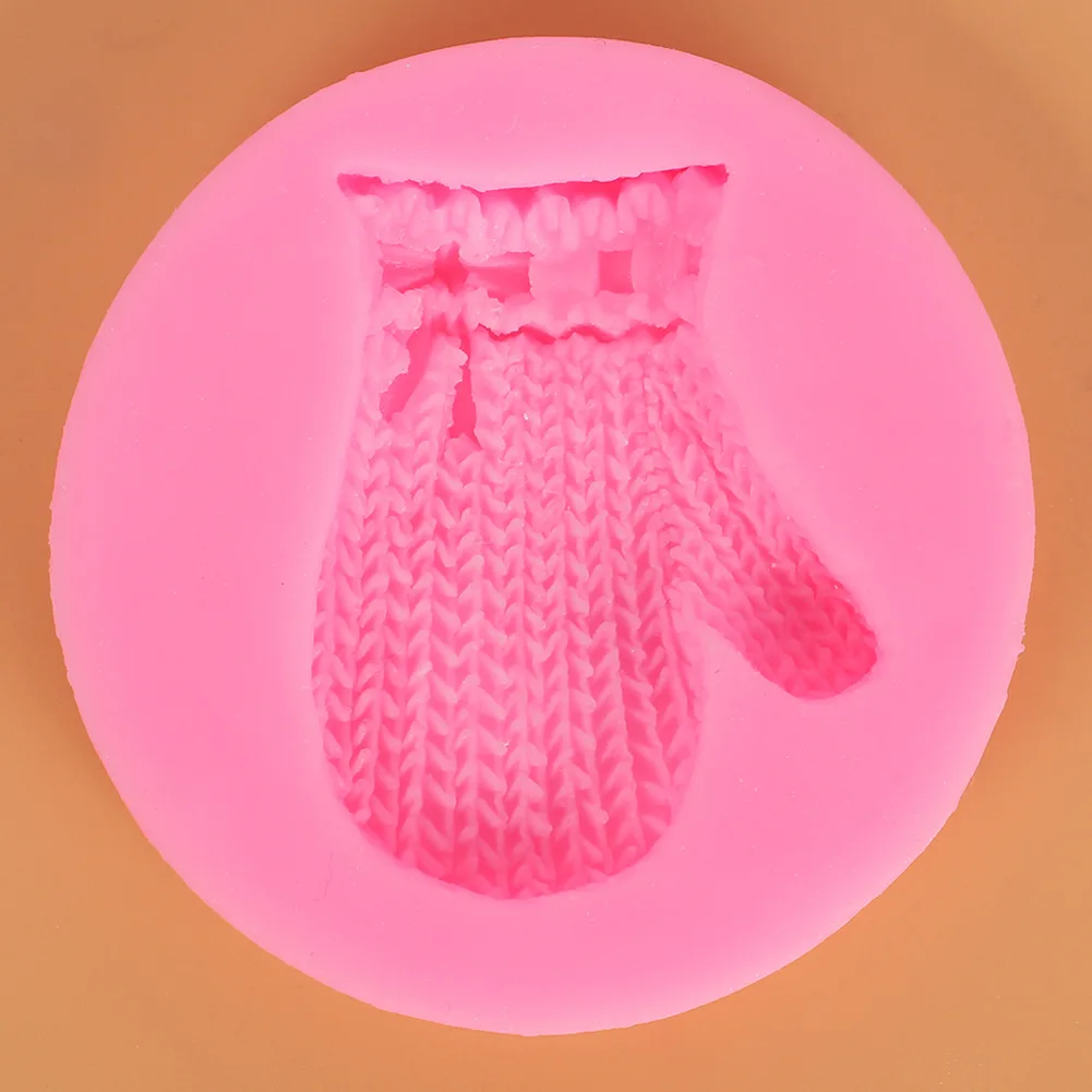 

3D Glove Shape Soap Mould Handmade Fondant Silicone Mold Chocolate Mold Silicone Soap Mold Christmas Cake Decorating Tool