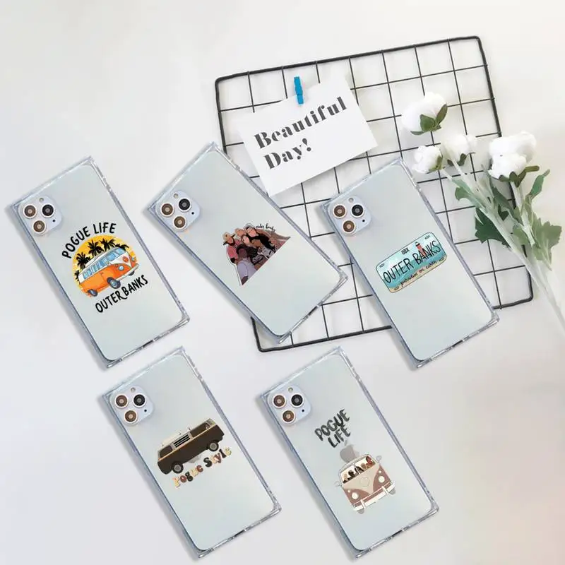 

Rudy Pankow Outer Banks Phone Case Transparent for iPhone 7 8 11 12 se 2020 mini pro X XS XR MAX Plus