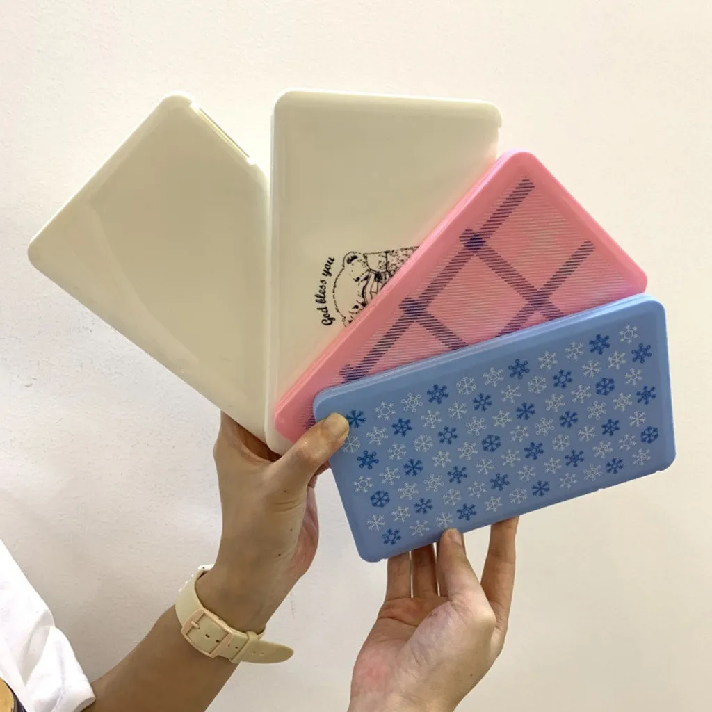 Экономит маски коробка pp для хранения Портативный чехол Студенческая с маской