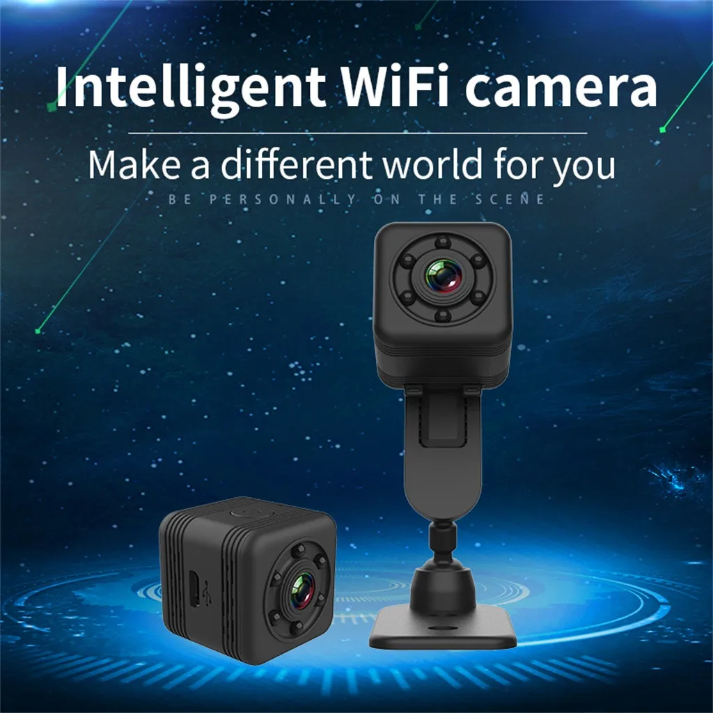 Мини камера SQ29 1080P Wifi водонепроницаемая с ночным видением видеорегистратор для