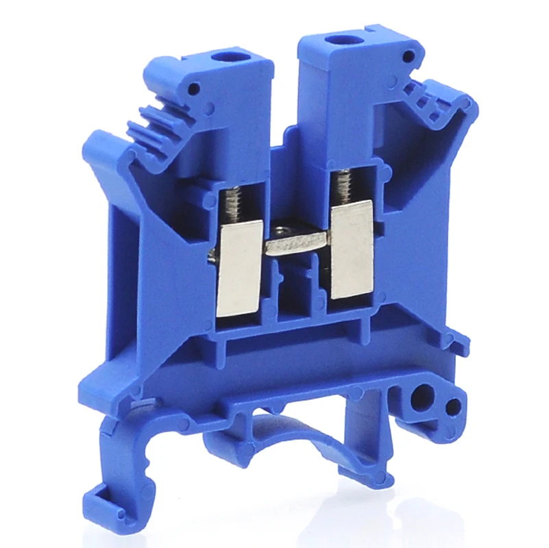 5 шт. Винтовые клеммные колодки для Din-рейки UK-6N