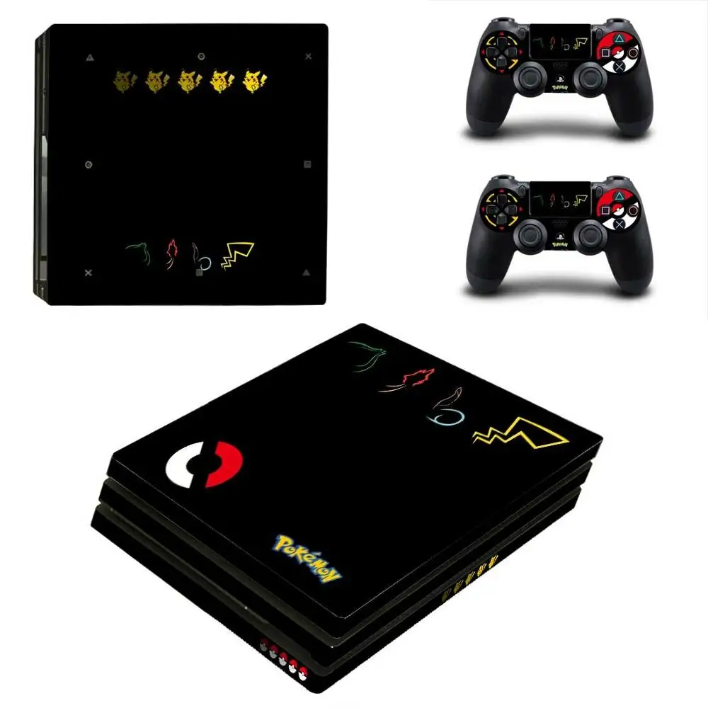 PS4 Pro Pokemon Sticker PS 4 Play station Vinyl Skin Stickers Pegatinas For PlayStation console and controller | Электроника