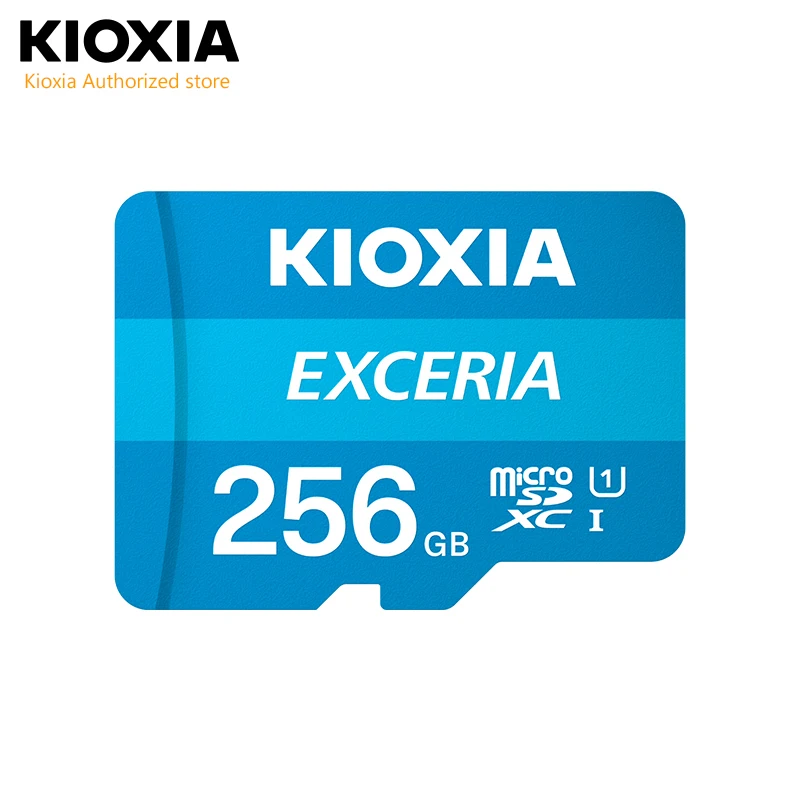 Карта памяти microSD (ранее Toshiba)Kioxia, карта флэш-памяти U1 R100 C10 Full HD с высокой скоростью чтения 256 МБ/с., 128 ГБ/100 ГБ/64 ГБ