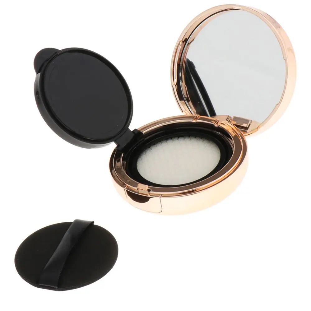 Пустая розовая воздушная подушка пуховый чехол контейнер для пудры