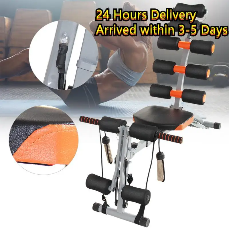 

Six-in-one Multi-function AD Abdomen Machine For Waist Ups, Sit-ups And Abdomen Home Fitness Equipment Abdominal Workout Bench