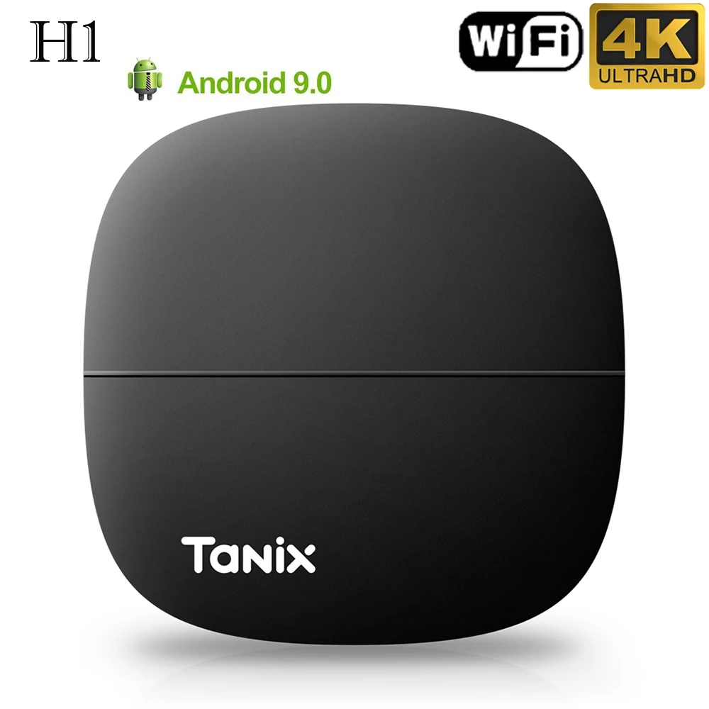 

New Tanix H1 Smart IP TV Box Android 9.0 Hi3798M V110 Quad Core TV Box 2GB 16GB 4K HD Media TV Player Wifi 2.4G Set-top Box