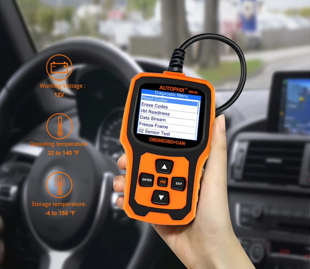 Автомобильный диагностический инструмент Autophix OM126 OBD2 сканер двигателя OBD 2