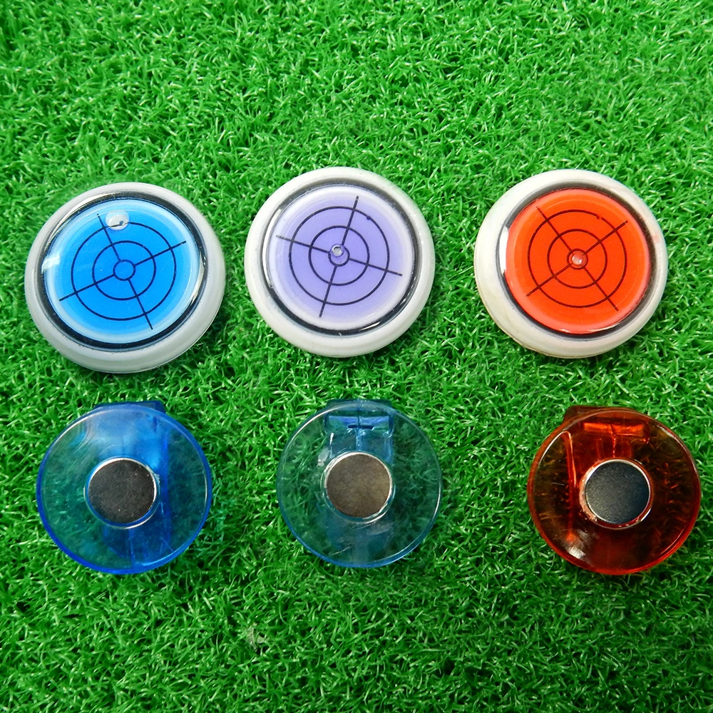 Гольф наклон на уровне чтения маркер мяча клипсе Крепящиеся к шляпе Спорт