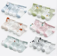 5pairslot newborn baby socks thin cartoon comfort cotton newborn breathe socks kids boy for 0 2 years baby clothes accessories