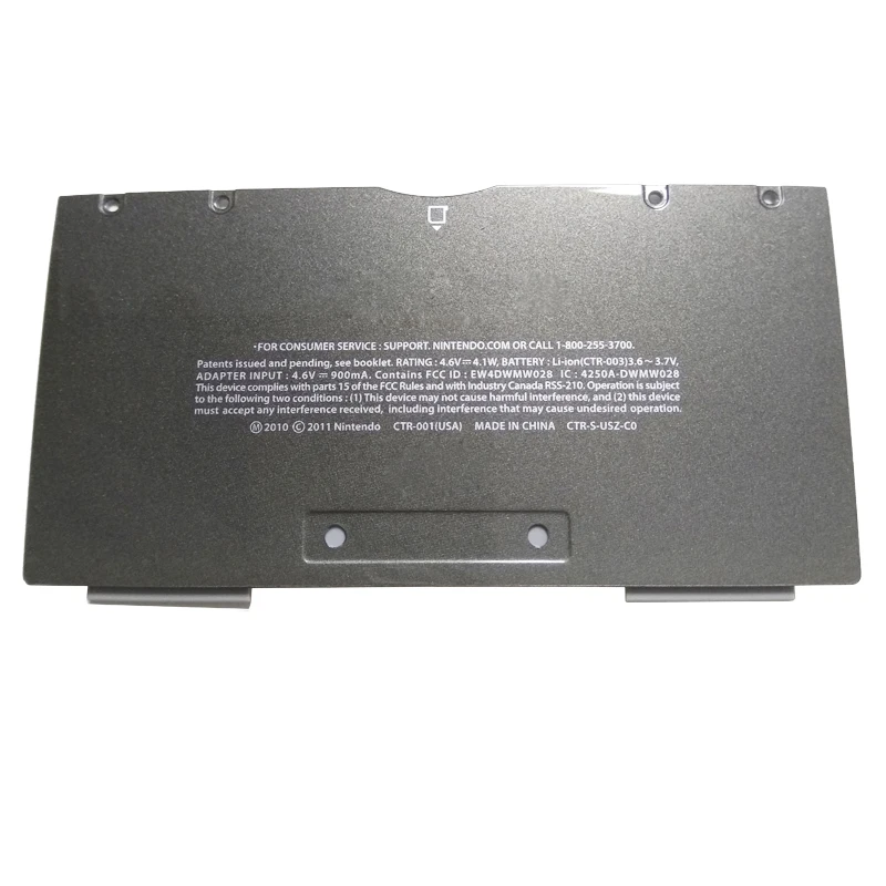 Оригинальный чехол для Nintendo 3DS задней крышки батарейного отсека контроллера |