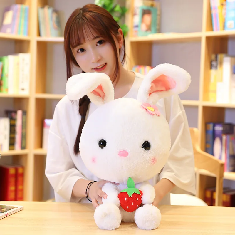 50 см красивый мохнатый кролик плюшевая игрушка мягкие Мультяшные животные