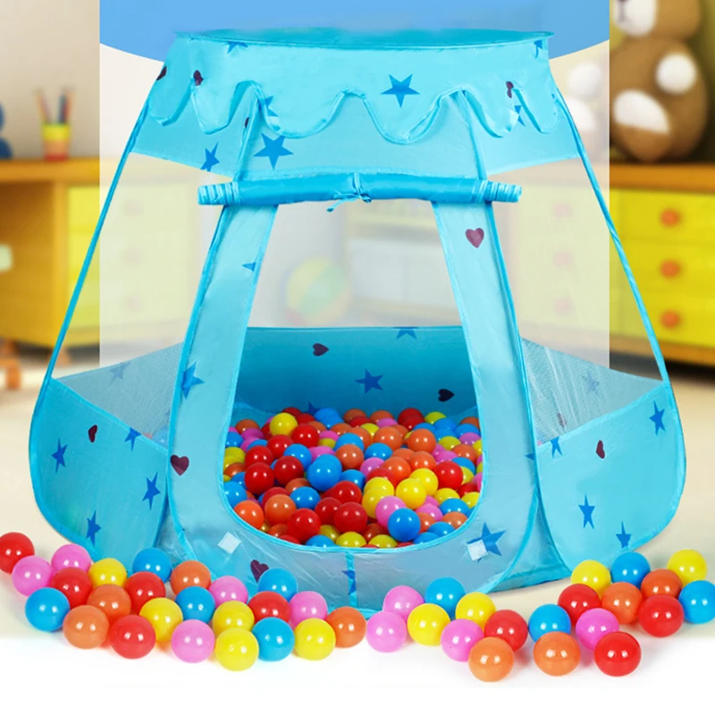 

1.2M Children Tent Indoor Outdoor Portable Anti-mosquito Play House Princess Tent Birthday Gift Ocean Ball Pit Pool Toys Tents