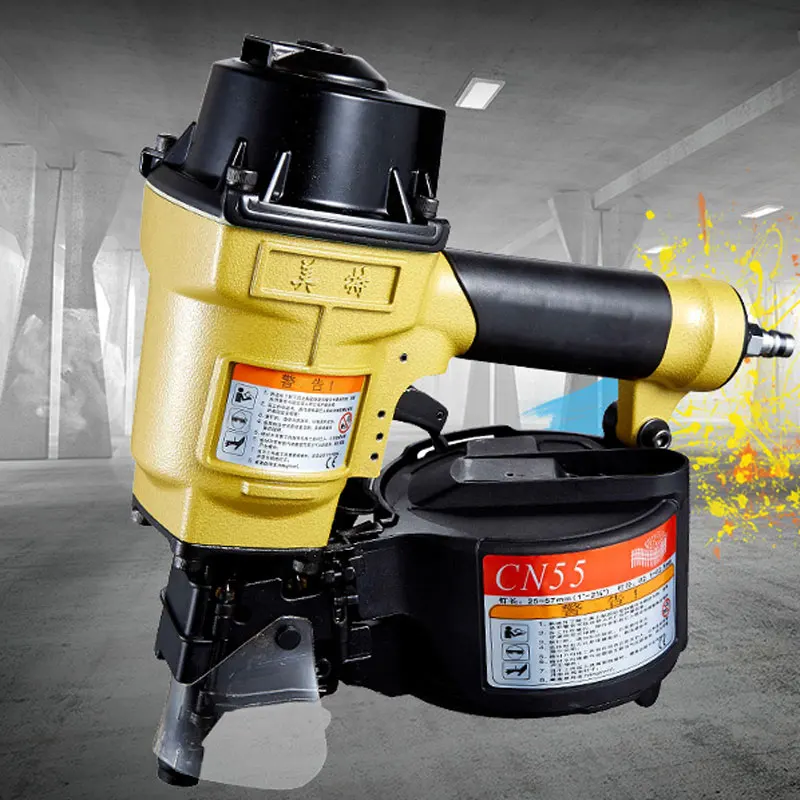 Отличное качество пневматический катушечный гвоздезабивной пистолет CN55