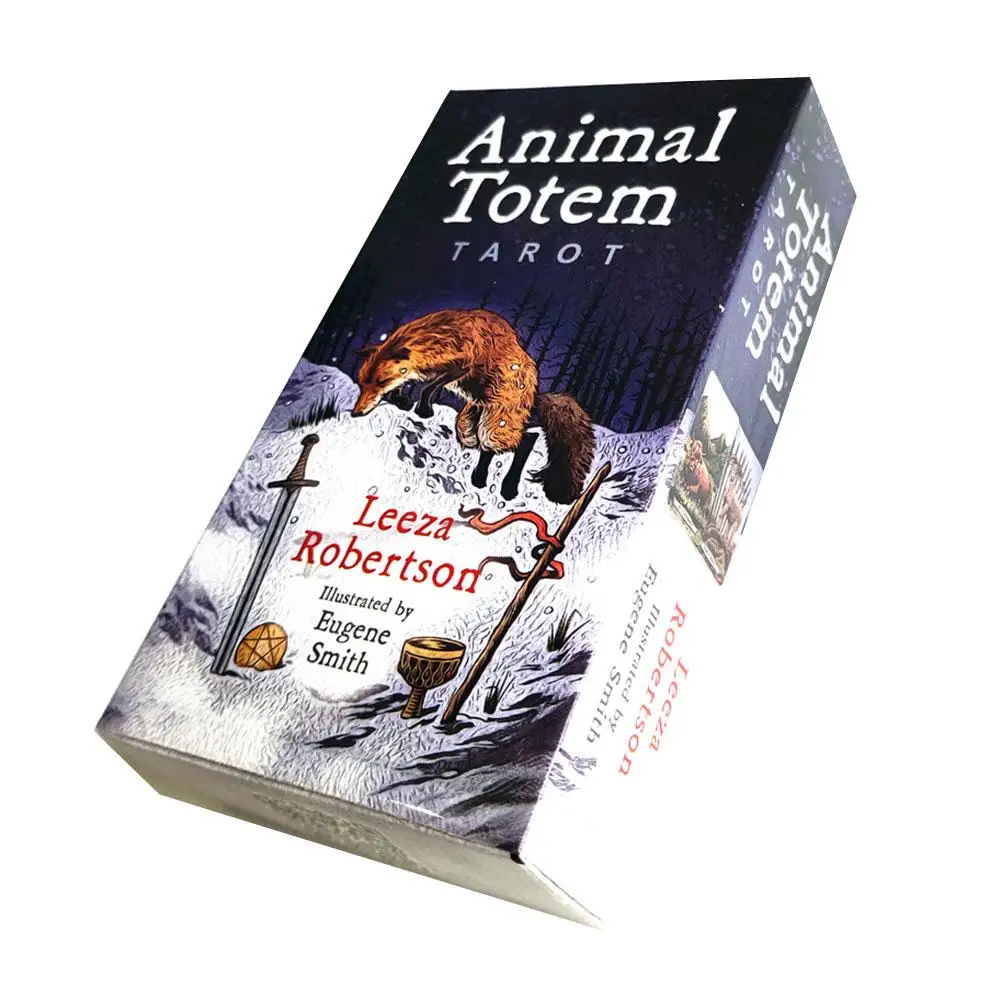 78 шт./компл. новые карты Таро с животными Тотем палубная карта игры дивинация forecure