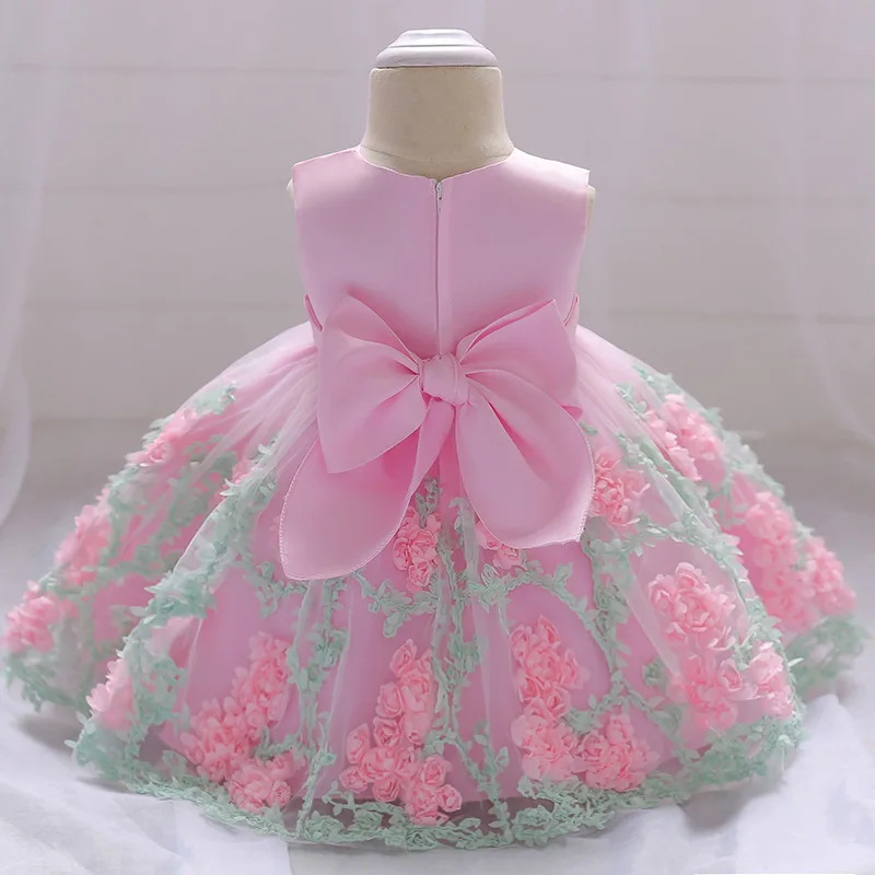 

Kids Flower girl Dress for Girls Infant Children Bridesmaid Wedding Dress baby Girls Clothes Graduation Ball formal party Dress