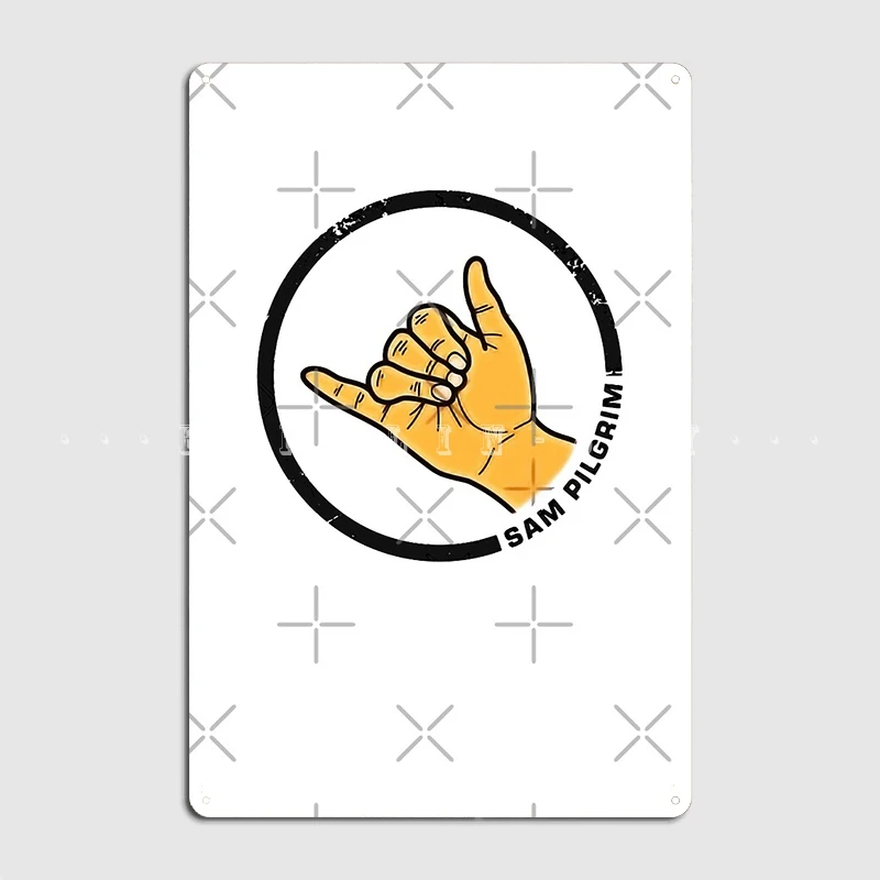 

Sam Pilgrim Poster Metal Plaque Club Home Party Create Wall Plaque Tin Sign Posters