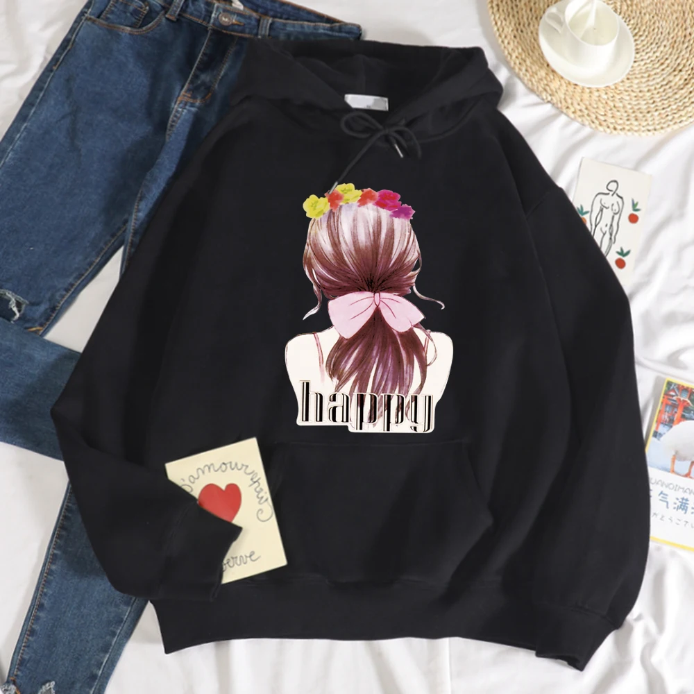 

Женская флисовая толстовка с капюшоном и принтом, в стиле хип-хоп