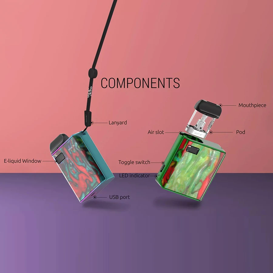 Электронная сигарета SMOK Mico Pod System Kit BOX Mod 700 мАч аккумулятор 1 7 мл электронная Pen для