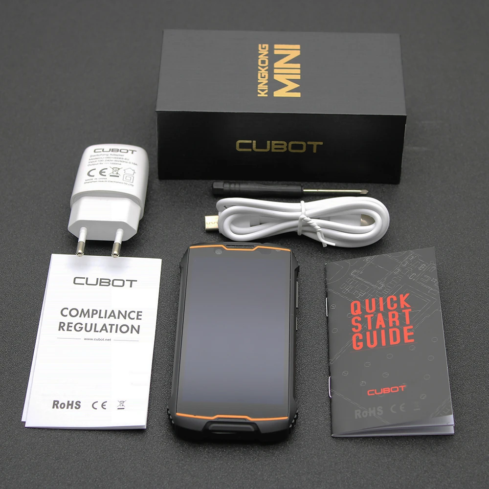 Cubot KingKong 4 дюйма Малый Мини Android 9 0 смартфонов 4G четыре ядра смартфон повышенной