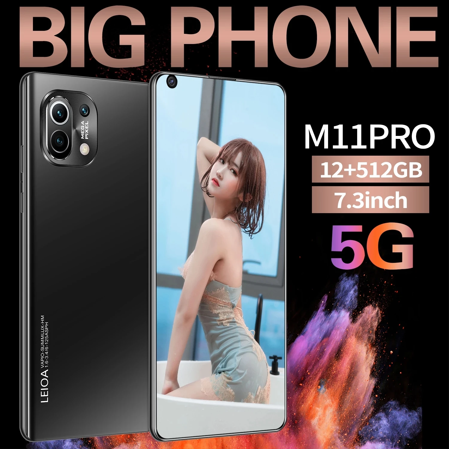 

Xiao M11 Pro, 7,3 , HD , 4G/5G, Android 10, , MTK6889, 16 + 32