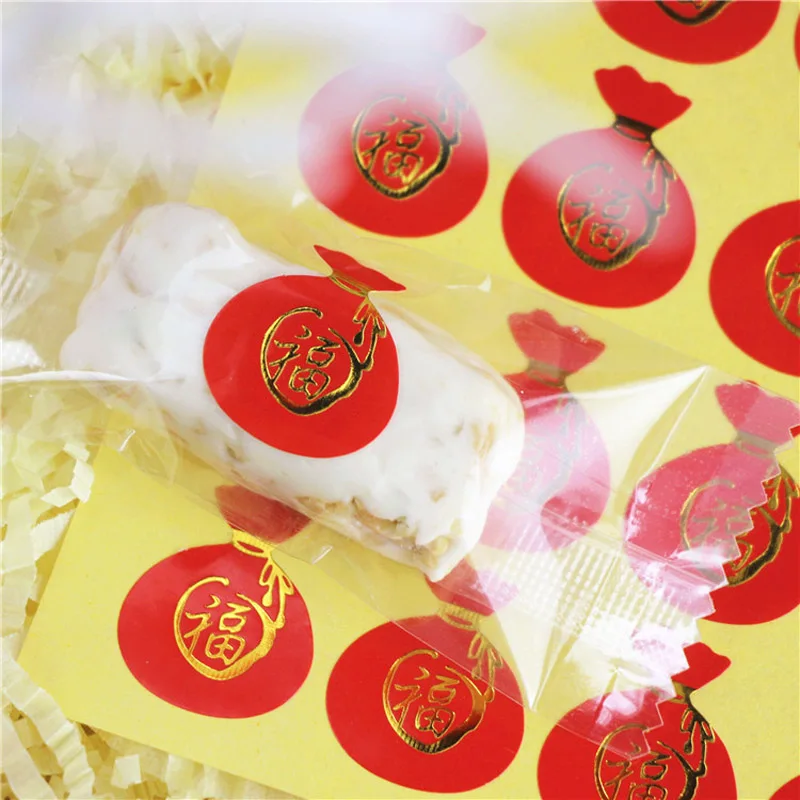 500 шт. Деньги Сумочка с местом для хранения пломба наклейка подарка Стикеры