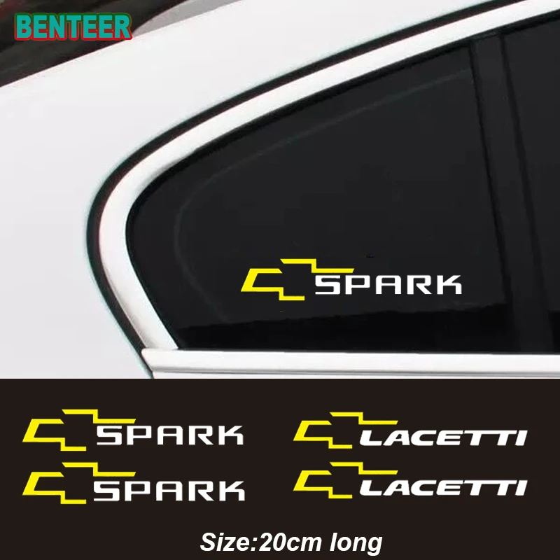 Наклейки на автомобильные окна для Chevrolet Lacetti spark 2 шт.|Наклейки автомобиль| |