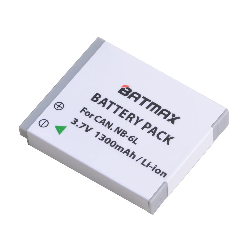 Batmax 2 шт. NB-6L NB 6L NB-6LH литий-ионный Аккумулятор для Canon Power-shot SX520 HS SX530 SX600 SX610 SX700 SX710 IXUS