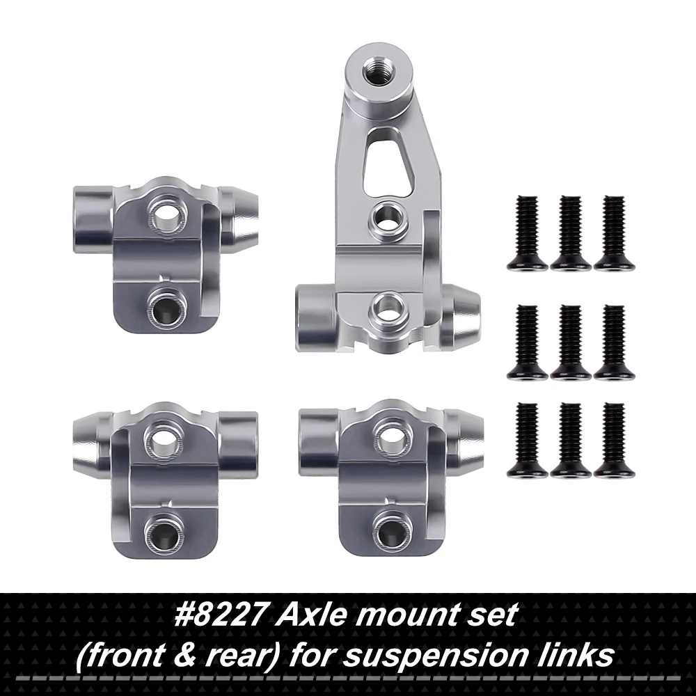 Комплект осевого крепления из алюминиевого сплава подставка-звено для 1/10 ру