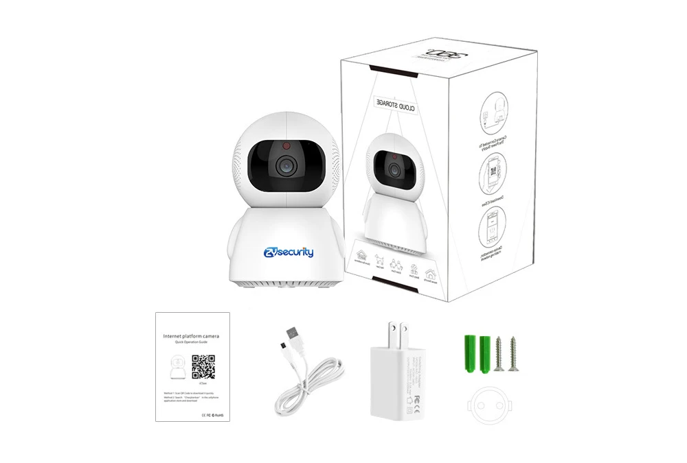 1080p WiFi камера умная беспроводная домашняя камера с автоматическим отслеживанием кабель для камеры CCTV IP камера PTZ iCSee