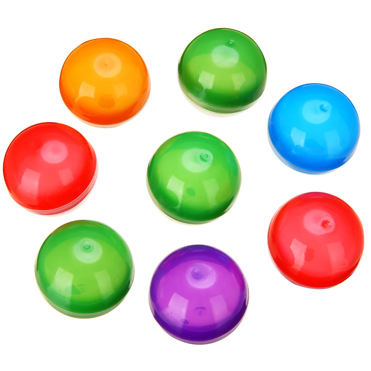 10 шт цветной красочный Новый Пластиковый торговый автомат Пустой Круглый