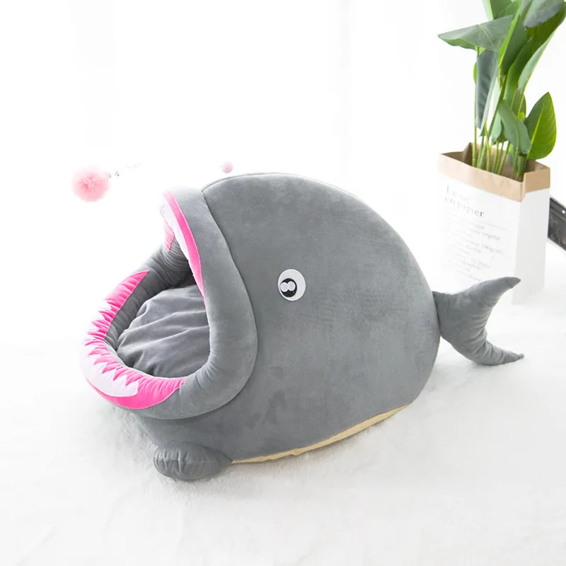 Симпатичная теплая кровать для домашних животных кошек моющаяся собак Конура