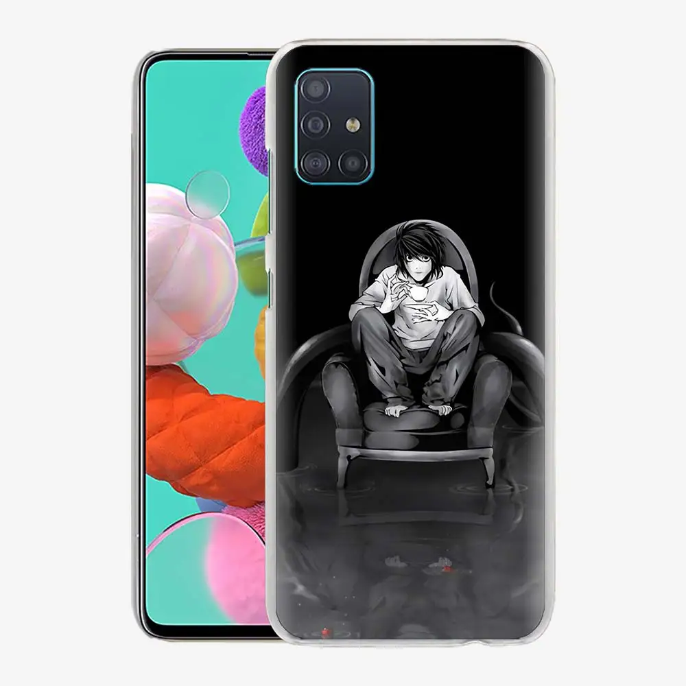 

Phone Case for Samsung Galaxy A51 A71 A50 A21s A31 A20e A10 A70 A30 A40 A41 A11 A20s Hard Original Cover Anime Death Note Ryuk