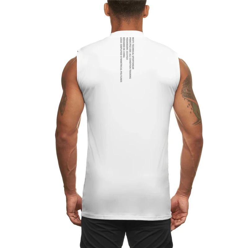 

New Mens Sports Mesh Tank Top Workout Gym Fashion Clothing Bodybuilding Fitness Singlets Sleeveless Shirts Casual Slim Fit Vest