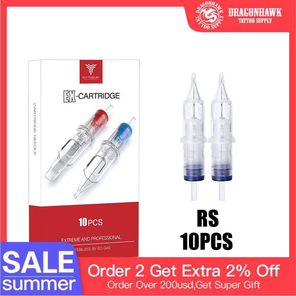 314 иглы из нержавеющей стали круглые шейдеры 10 шт. тату картридж экстремальные 5RS