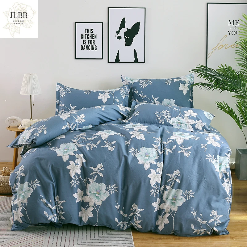

Bedding Set New pattern 4pcs Duvet Cover Sets Flower Bedding Set With Bed-cover amd Pillocase Home Textile Good quality