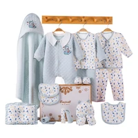 cartoon newborn baby girl clothes winter thick cotton toddler baby boy clothes set infant clothing new born gift set no box