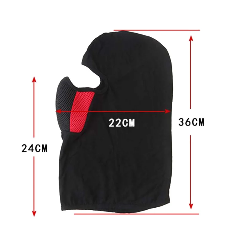 Дышащая Балаклава мотоциклетная маска для лица велосипедная мотокросса шлем с