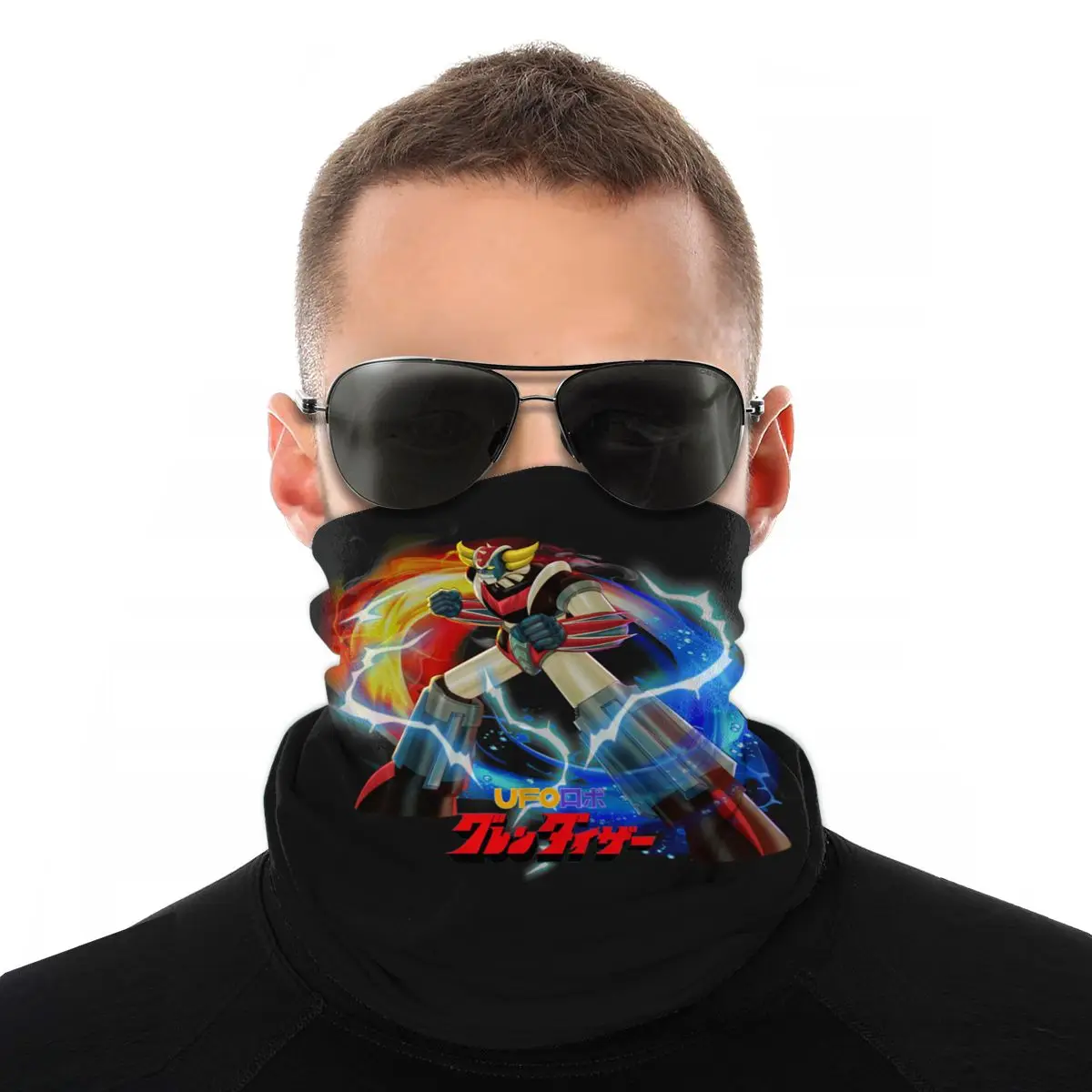 UFO ROBO Grendizer шарф аниме маска для лица унисекс модная Балаклава Бандана